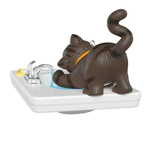 Hallmark Keepsake Mischievous Kittens 2026 Christmas Ornament – Cat at Sink In Gift Box