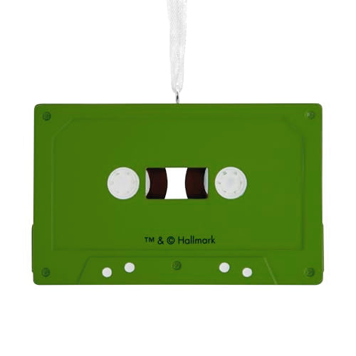 Merry Mixtape Hallmark Christmas Ornament - Retro Cassette Tape Keepsake