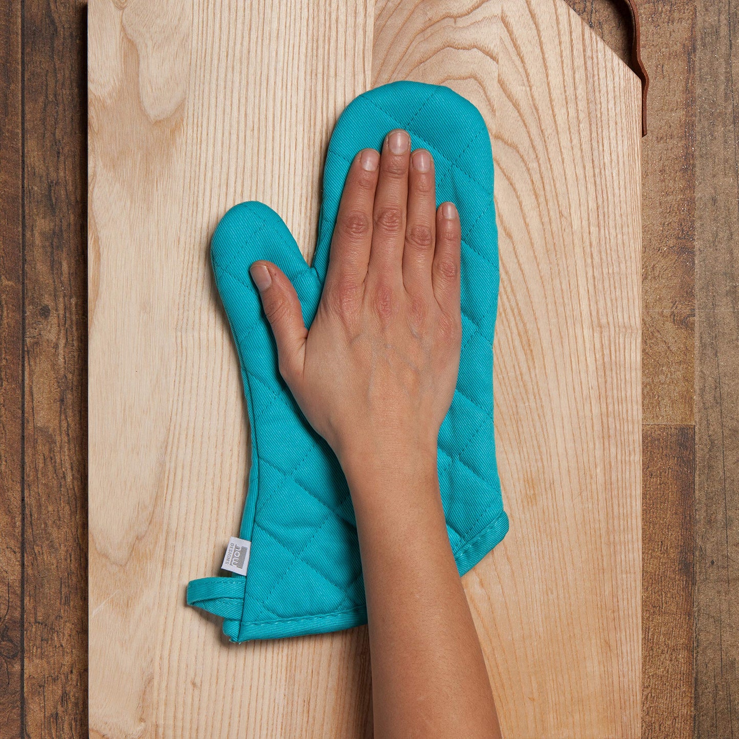 Now Designs Basic Oven Mitt, Bali - 6.5 x 13 in | Set of 2