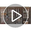 Jautokerdar 6-Tier White Hanging Closet Organizer with Dividers & Hooks