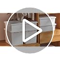 White 4-Pack 27 Quart Stackable Storage Bins with Lids & Handles