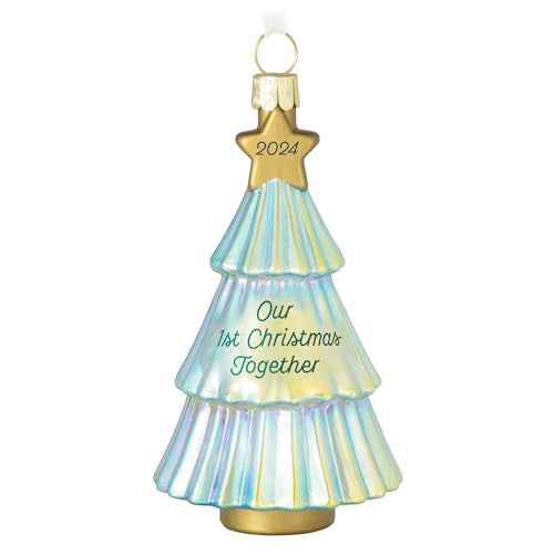 Hallmark Keepsake Christmas Ornament 2024, Our First Christmas Together 2024, Glass, Gifts for Couples