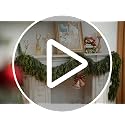 VersaCharm 9FT Extra Full Real Touch Cedar Christmas Garland - Outdoor Indoor Decor