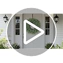 24" Lifelike Touch Artificial Eucalyptus Wreath for Front Door