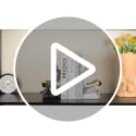 BANOMII Heavy Duty Readers Bookends for Shelves - Modern Black & White Decor