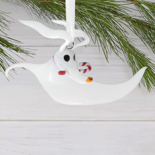 Hallmark Nightmare Before Christmas Zero with Candy Cane Christmas Ornament
