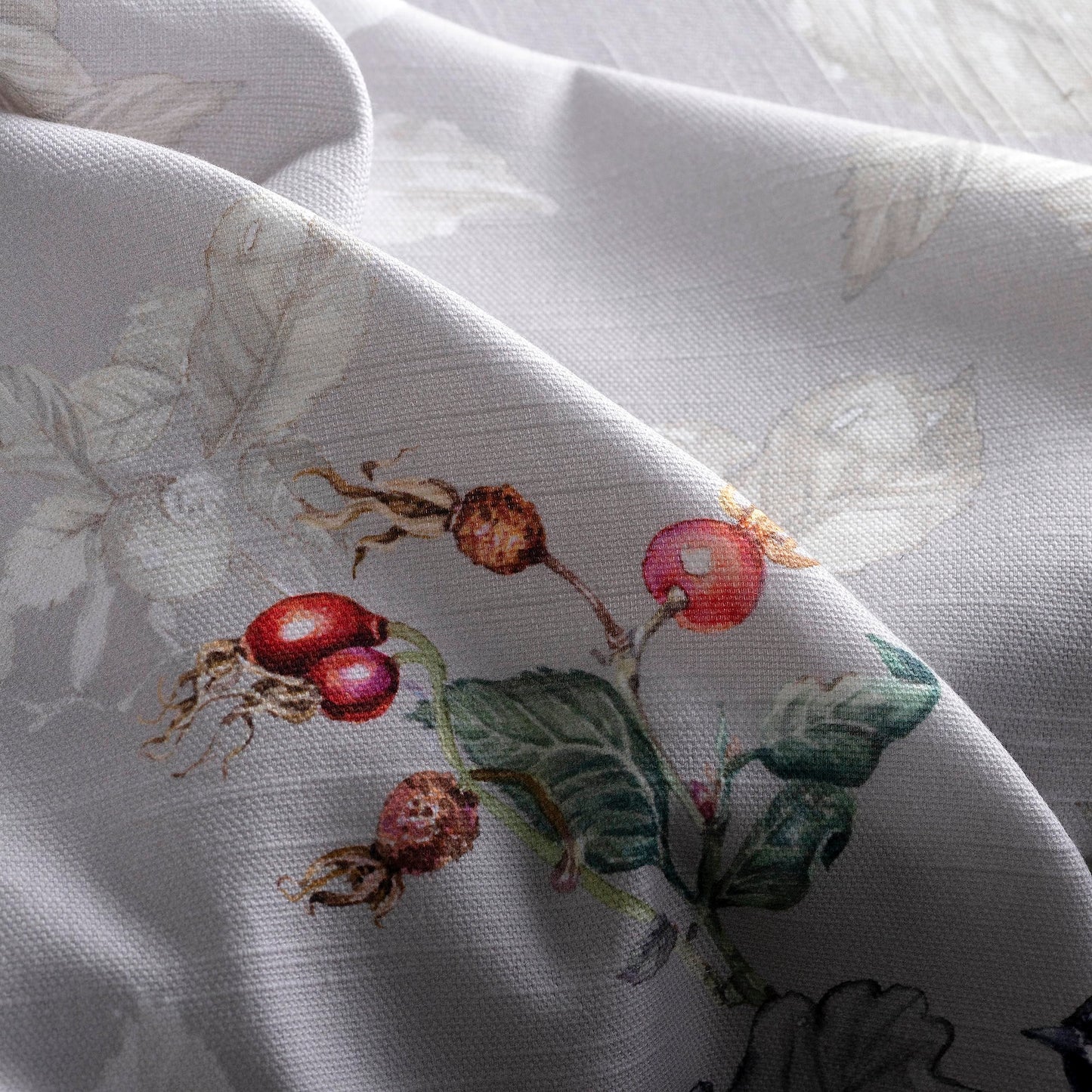 Maison d' Hermine Table Cloth Rectangle Table 100% Cotton 70 x 140 Inches Fall Tablecloth Reusable Everyday Use for Thanksgiving Christmas Decorations Dining Farmhouse Party (Equinoxe - Grey)