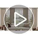 Blackout 4 Panels Set Pinch Pleated Linen Curtains 96 Inches Long for