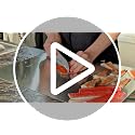 Large Stainless Steel Cutting Boards with Lip - 19.7" x 15.7" & 15.7" x 11.5" - Non-Adhesive Food Prep Mats