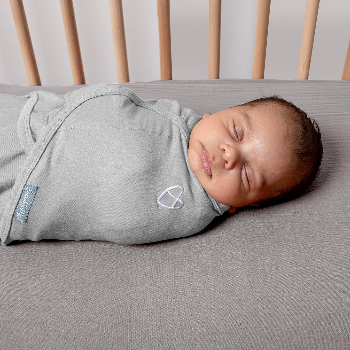 SwaddleMe by Ingenuity Baby Swaddle Blanket - 100% Cotton, 0-3 Months, Improves Sleep & Calms Reflex | 2-Pack, Tropical Dino