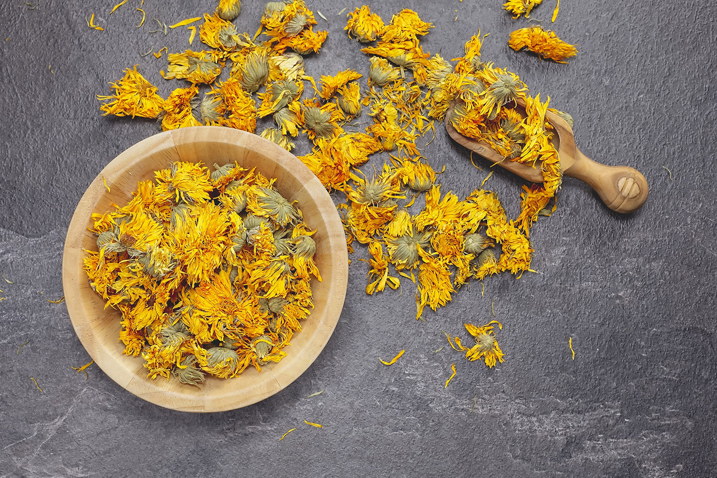Calendula Tea 1LB (16Oz) 100% CERTIFIED Organic Whole Flower Herbal Tea (Calendula Officinalis), Caffeine Free in 1 lbs. Bulk Resealable BPA-free Bags from U.S. Wellness