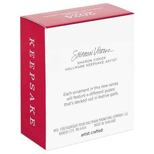 Hallmark Keepsake 1.09" Mini Christmas Ornament 2024, Howliday Helpers, Gifts for Animal Lovers