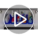 Blue Plastic Shelf Bin 12x6.5x4 - Heavy Duty Storage Organizer - Blue / Bin Box