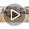 Black 6x9 Feet Memory Foam Rug for Living Room and Bedroom - Non-Slip, Washable