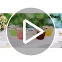 Ciaell 300 Pack Gold Rimmed Plastic Cups 9oz Disposable Party & Wedding Cups
