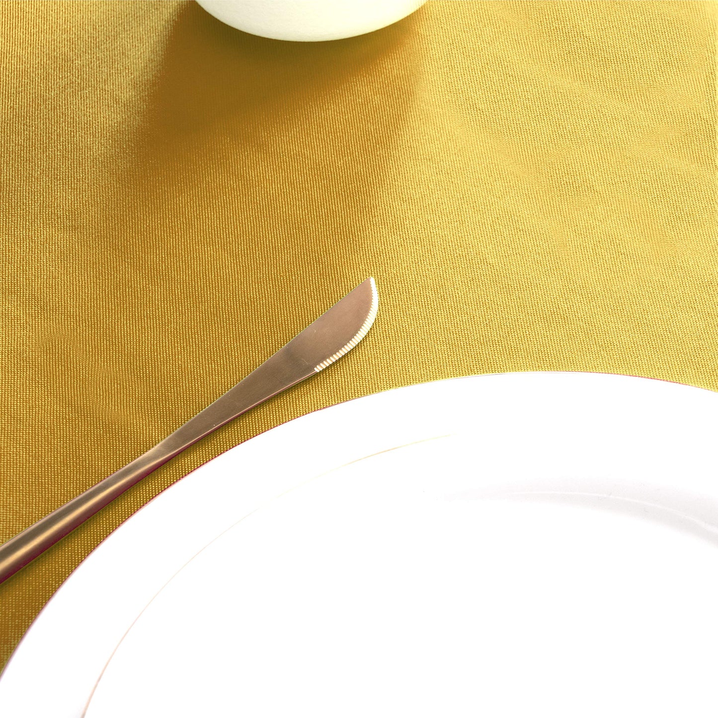 sancua Rectangle Tablecloth - 90 x 156 Inch - Water Resistant Spill Proof Washable Polyester Table Cloth, Decorative Fabric Table Cover for Dining Tables, Buffet Parties and Camping, Yellow