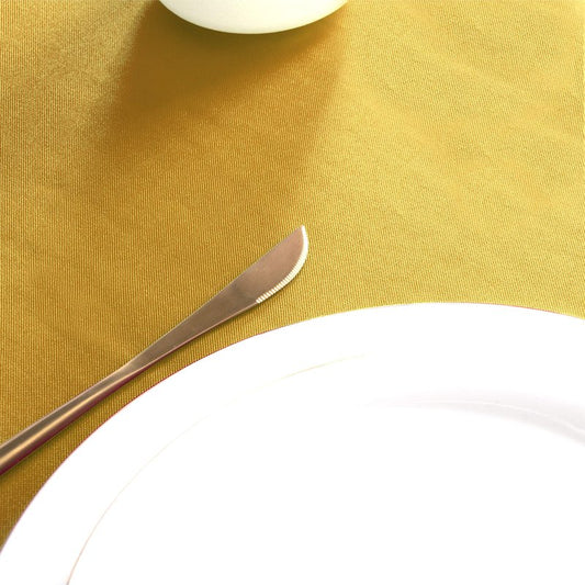 sancua Square Tablecloth - 54 x 54 Inch - Stain and Wrinkle Resistant Washable Polyester Table Cloth, Decorative Fabric Table Cover for Dining Tables, Buffet Parties and Camping, Yellow