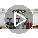 Omega H3000D Cold Press Slow Juicer Machine - Black