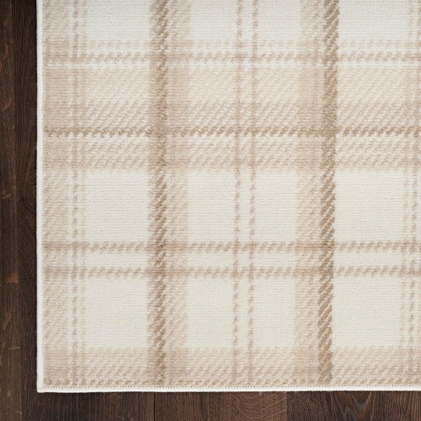 Nourison Home Grafix Ivory Beige 3'9" x 5'9" Area Rug - Easy Clean, Non Shedding, Bed Room, Living Room, Dining Room, Kitchen (4' x 6')