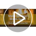 4-Blades Heat Powered Wood Stove Fan N429 with Thermometer - Black, Variation of N429-126cfm