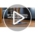 Pro Microfiber Hardwood Floor Mop Kit with Telescoping Handle & 3 Washable Pads