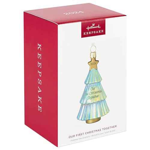 Hallmark Keepsake Christmas Ornament 2024, Our First Christmas Together 2024, Glass, Gifts for Couples