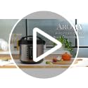 AROMA Professional 10-Cup Uncooked / 20-Cup Cooked Digital Rice Cooker & Slow Cooker with 10 Smart Modes