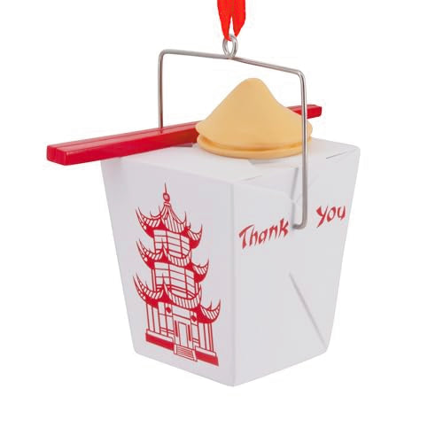 Hallmark Takeout Food Box Christmas Ornament - Foodie Holiday Decor