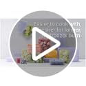 10-Piece Food Storage Freezer Containers with Lids - Flexible, BPA Free, Twist Release for Soup & Meal Prep - Variation of THIS listing 10
