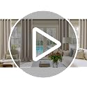 ChrisDowa Linen Blackout Curtains 63 Inch Length 100% Curtain