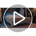 Twin Bed Frame with Headboard, Footboard, LED Lights & Charging Station - Classic Black