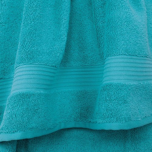 Cotton Paradise Hand Towels - 100% Turkish Cotton, Soft & Absorbent | 4-Piece Aqua Blue Set