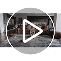 Aelenmu 9x12 Blue Grey Washable Area Rug for Living Room & Bedroom
