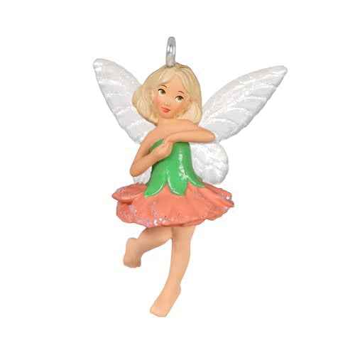 Hallmark Keepsake 1.12" Miniature Christmas Ornament 2024, Mini Cute Carnation Fairy, Gift for Her