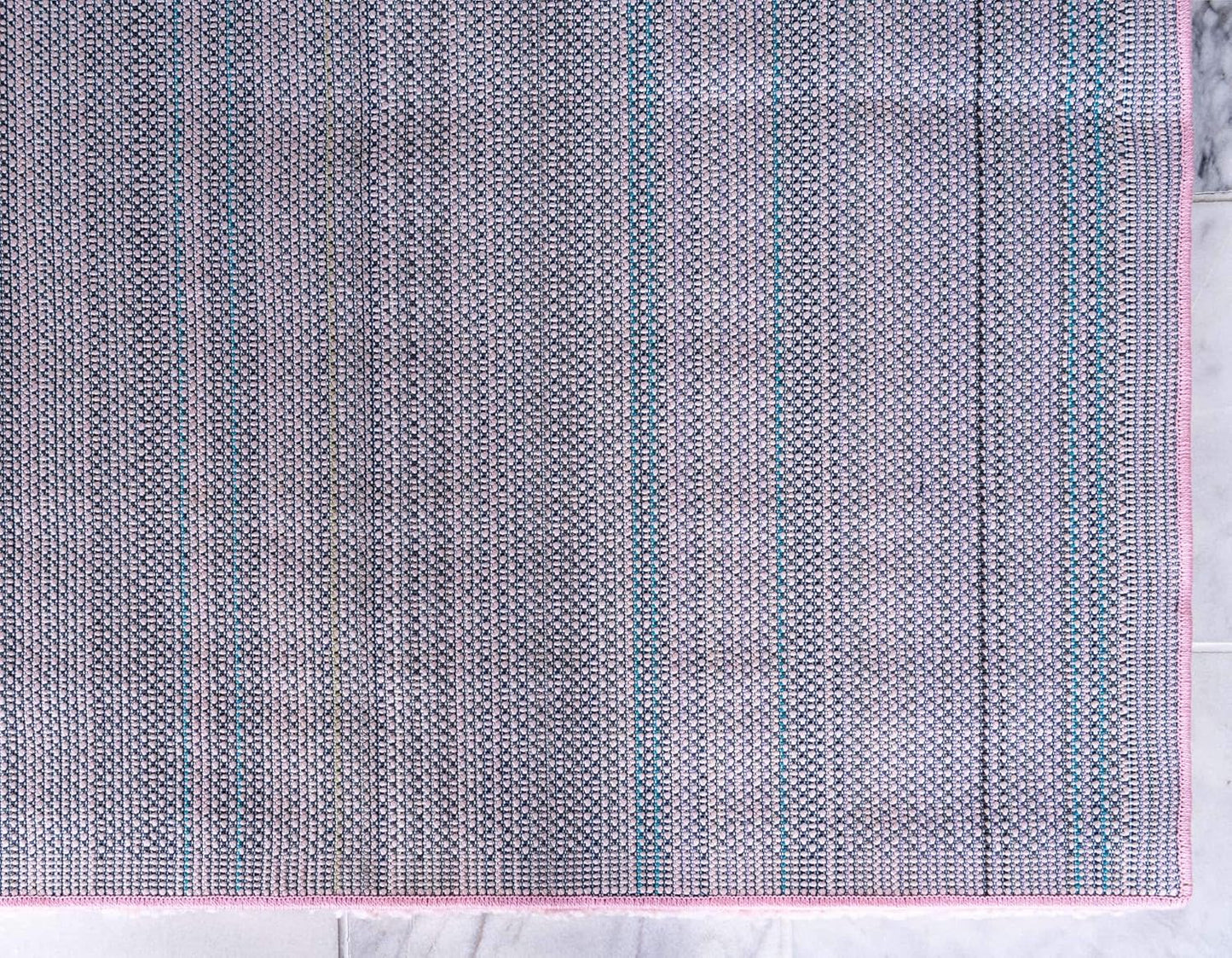 Unique Loom Solo Collection Area Rug - Calabasas (2' 2" x 6' 7" Runner, Pink)