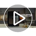 Gourmia 8 Qt Air Fryer with 12 Presets, Stainless Steel, Touchscreen