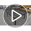 ZIYOO 14 Inch Queen Metal Bed Frame - Heavy Duty Platform Bed with Sag-Resistant Support, No Box Spring Needed, Easy Assembly, Black