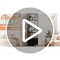 Furnulem White 5-Tier Corner Shelf with Drawers - Tall Narrow Bookshelf