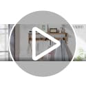 Wall Mount Coat Rack with Shelf 5 Hooks 28.9 Inch Wooden Entryway Organizer - White