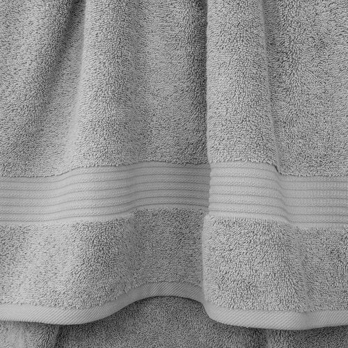 Cotton Paradise Hand Towels - 100% Turkish Cotton, Soft & Absorbent | 4-Piece Light Gray Set