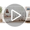 26x26 Inch Feather & Down Pillow Inserts - Pack of 2 White Luxury Support
