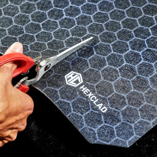 HexClad 2-Piece Dish Drying Mat Set - Ultra-Thin, Absorbent Fabric, Waterproof & Non-Slip Design, Universal Fit