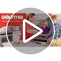 Gourmia 5-in-1 Electric Smokeless Grill & Air Fryer with Glass Lid