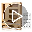 Kitchen Food Wrap & Bag Storage Organizer with Cutter, Bamboo 6-in-1