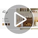 HOOBRO Bread Box, Bamboo Box for Kitchen Countertop, 2 Tier Roll-Top