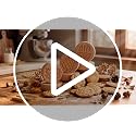 Christmas Cookie Stamp Set - 3 Deep Imprint Wooden Molds for Baking, Holiday Design