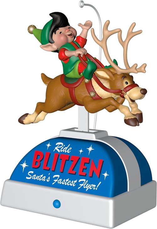 Hallmark Keepsake Christmas Ornament - Merry Mechanical Ride with Music & Motion | Unique Holiday Gift