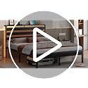Full Size Metal Platform Bed Frame with Headboard LED USB Storage No Box Spring Black