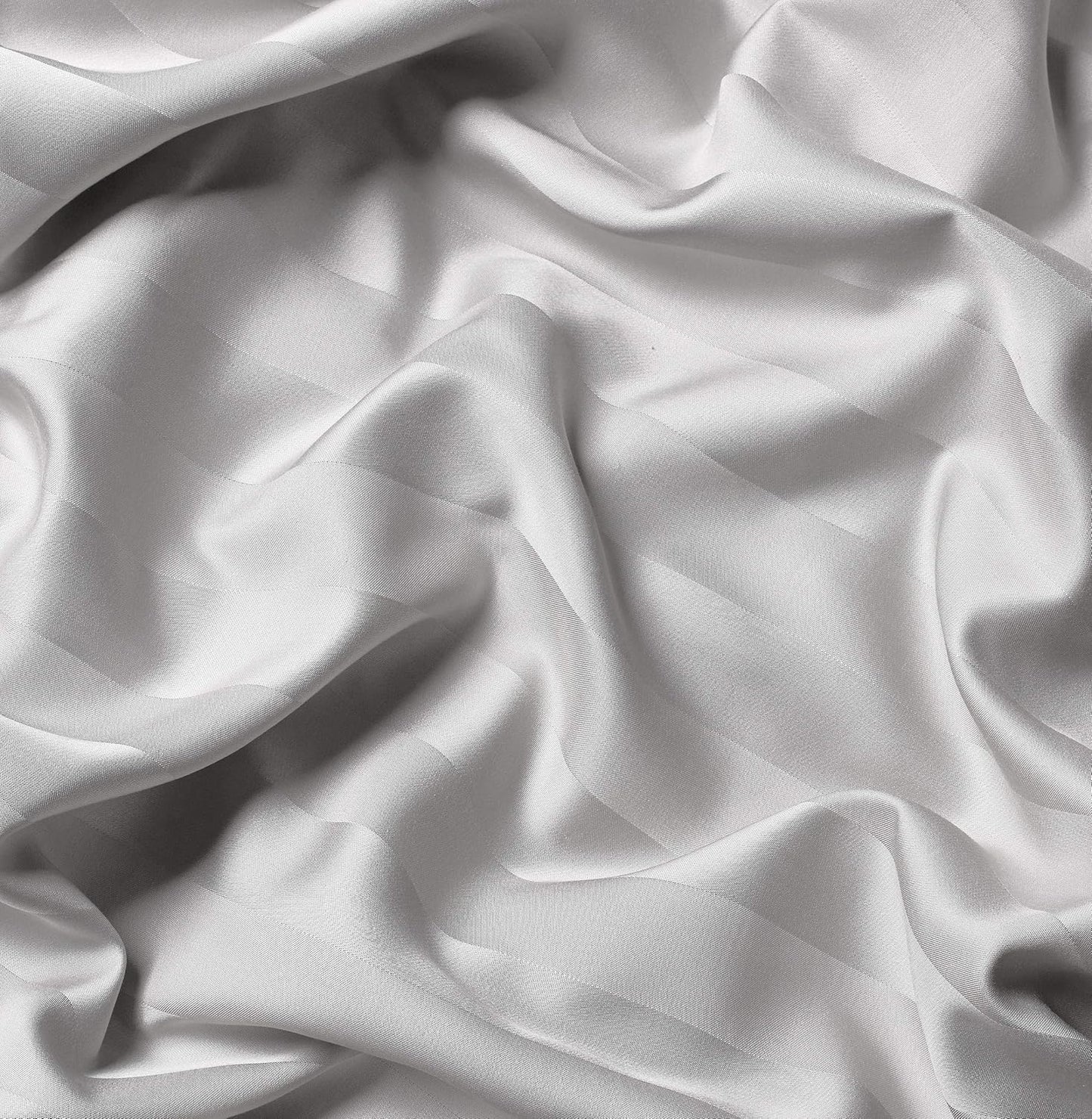 Pure Bamboo King Sheets - Luxuriously Soft & Cooling 100% Organic Viscose Bed Sheet Set | Jacquard White, 2-Year Quality Promise