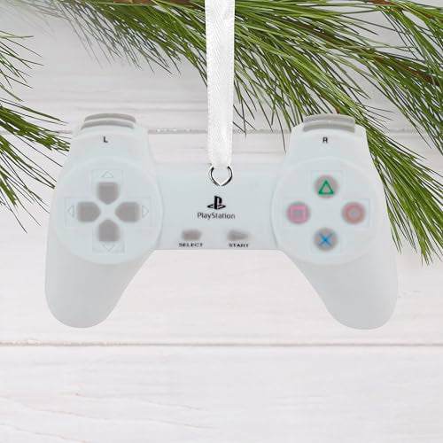 Hallmark Sony PlayStation Video Game Controller Christmas Ornament - Retro Gaming Decor